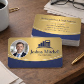 Personalized Photo Tax Preparer Professional Visitekaartje