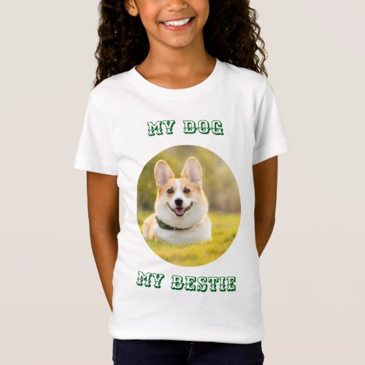 Personalized Photo Template for My Dog - My Best T-shirt (Voorkant)
