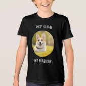 Personalized Photo Template for My Dog - My Best Tri-Blend Shirt (Voorkant)