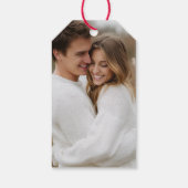 Personalized Photo Valentine's Day Gift Tag Cadeaulabel (Achterkant)