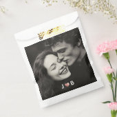 Personalized Photo Wedding Custom Initials Treat Bedankzakje (Gezegeld)