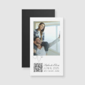 Personalized Photo Wedding Save the Date magnet (Voorkant / Achterkant)