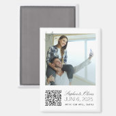 Personalized Photo Wedding Save the Date magnet (Voorkant / Achterkant)