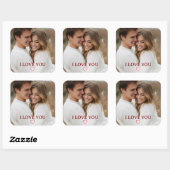 Personalized Photo You&Me Valentine's Day Sticker (Vel)