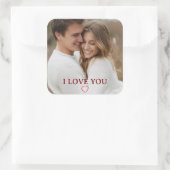 Personalized Photo You&Me Valentine's Day Sticker (Tas)