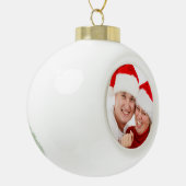 Personalized Photograph Ceramic Ball Ornament (Links)