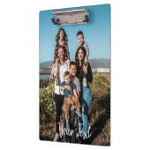 Personalized Photos & Custom Text Template Klembord (Links)