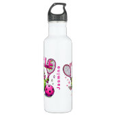 Personalized "Pickle Ballin'" Water Bottle Waterfles (Voorkant)
