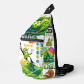 Personalized Pickleball Accessories Grab-n-Go Sling Bag (Rechterhoek)