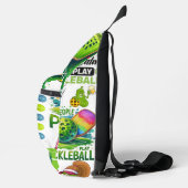 Personalized Pickleball Accessories Grab-n-Go Sling Bag (Rechts)