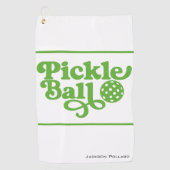 Personalized Pickleball Clip-on Towel Golfhanddoek (Voorkant)