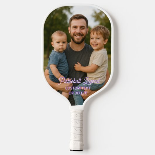 Personalized Pickleball Paddle – Add 2 Photos & Cu (Achterkant)