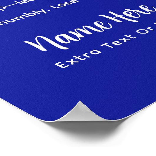 Personalized Pickleball Rules Hawaii Edition Post Poster (Hoek)