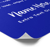 Personalized Pickleball Rules RETIRE EDITION Poster (Hoek)