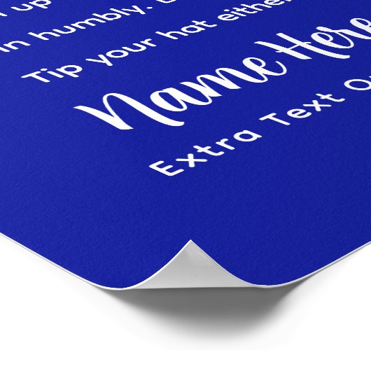 Personalized Pickleball Rules Texas Edition Poster (Hoek)