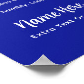 Personalized Pickleball Rules UNSPOKEN Poster (Hoek)