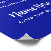 Personalized Pickleball Rules West Coast Surfer Poster (Hoek)