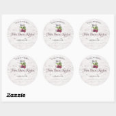 Personalized Pickled Beets Canning Stickers (Vel)
