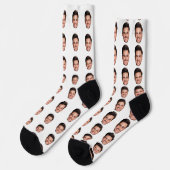 Personalized Picture Socks with Custom Face Print  Sokken (Links)