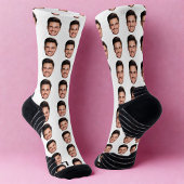 Personalized Picture Socks with Custom Face Print  Sokken