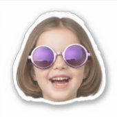 Personalized Picture Sticker Custom Photo Stickers (Voorkant)