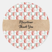 Personalized Pig Sticker – Cute Custom Farm Animal (Voorkant)