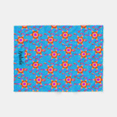 Personalized Piñata Blue Las Posadas Custom Fleece Deken (Voorkant (Horizontaal))