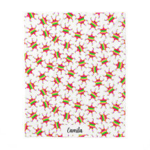 Personalized Piñata White Las Posadas Pattern