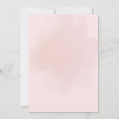 Personalized Pink Airplane Girl Birthday Invitatio Kaart (Achterkant)