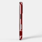 Personalized Pink and Red Stripe  Case-Mate iPhone Case (Achterkant / Rechts)