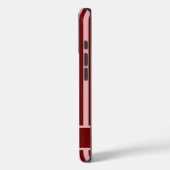 Personalized Pink and Red Stripe  Case-Mate iPhone Case (Achterkant / Links)