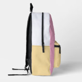 Personalized Pink Backpack with "Love" & Heart Key Bedrukte Rugzak (Links)