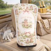 Personalized Pink Bow Golf Mom Gift Golfheadcover