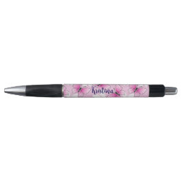 Personalized Pink Butterfly Cute Kawaii Pen