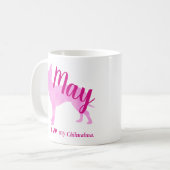 Personalized Pink Chihuahua Mug チワワ Koffiemok (Voorkant links)