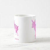 Personalized Pink Chihuahua Mug チワワ Koffiemok (Center)