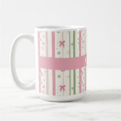 Personalized Pink Coquette Auntie Holiday Koffiemok (Links)