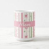 Personalized Pink Coquette Mom Holiday Koffiemok (Center)