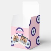 Personalized Pink Evil Eye Pattern Gifts With Name Bedankdoosjes (Geopend)