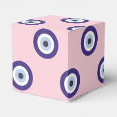 Personalized Pink Evil Eye Pattern Gifts With Name Bedankdoosjes (Achterkant)