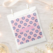 Personalized Pink Evil Eye Pattern Gifts With Name Bedankzakje (Geknipt)