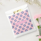 Personalized Pink Evil Eye Pattern Gifts With Name Bedankzakje (Gezegeld)
