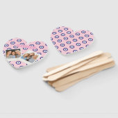 Personalized Pink Evil Eye Pattern Gifts With Name Handwaaier (Niet-gemonteerd)