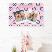 Personalized Pink Evil Eye Pattern Gifts With Name Spandoek (Insitu)