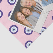 Personalized Pink Evil Eye Pattern Gifts With Name Tissuepapier (Detail)