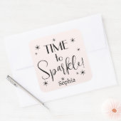 Personalized Pink Festive Christmas Gift Label  (Envelop)