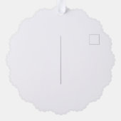 Personalized pink floral champagne glass typograph ornament kaart (Achterkant)