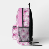 Personalized Pink Girly Butterfly Kawaii Backpack Bedrukte Rugzak (Rechts)