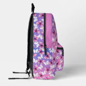 Personalized Pink Girly Butterfly Kawaii Backpack Bedrukte Rugzak (Links)