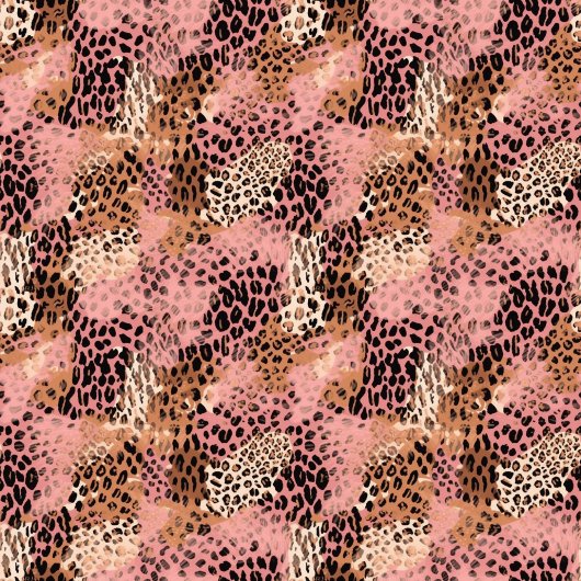 Personalized pink leopard skin luxury gift wrap medium cadeauzakje